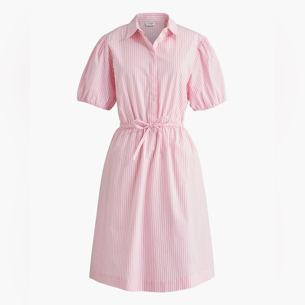 NWT JCrew Short-Sleeve Collared Mini Dress